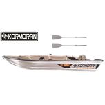 Łódź aluminiowa KORMORAN NOWA wiosłowa motorowa wędkarska OSP