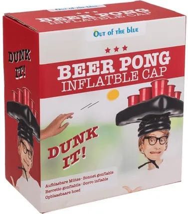 Nowa gra imprezowa Piwny Ping Pong, Beer Pong, kapelusz dmuchany