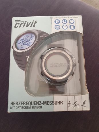 CRIVIT® Zegarek z pulsometrem i funkcją krokomierza, 1 sztuka
