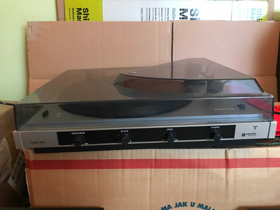 Gramofon GWS 302 UNITRA + kolumny