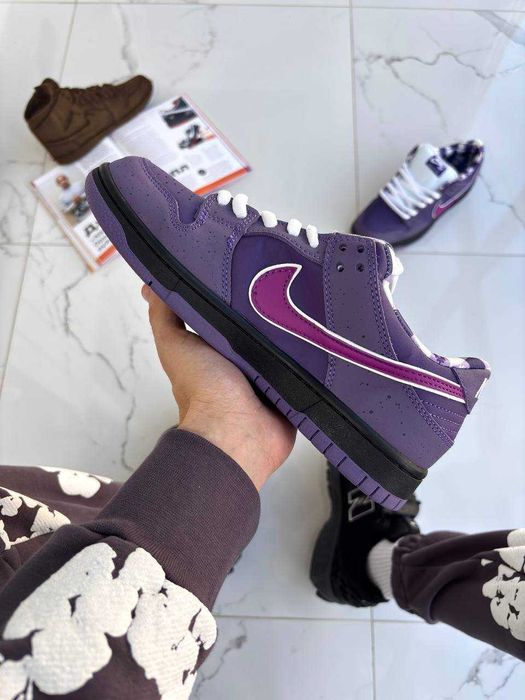 Чоловічі кросівки Nike SB Dunk Lobster Concepts фіолетовий NK501 ХІТ