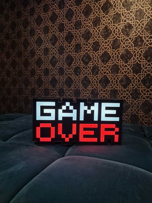 Lampka Game over gamingowa