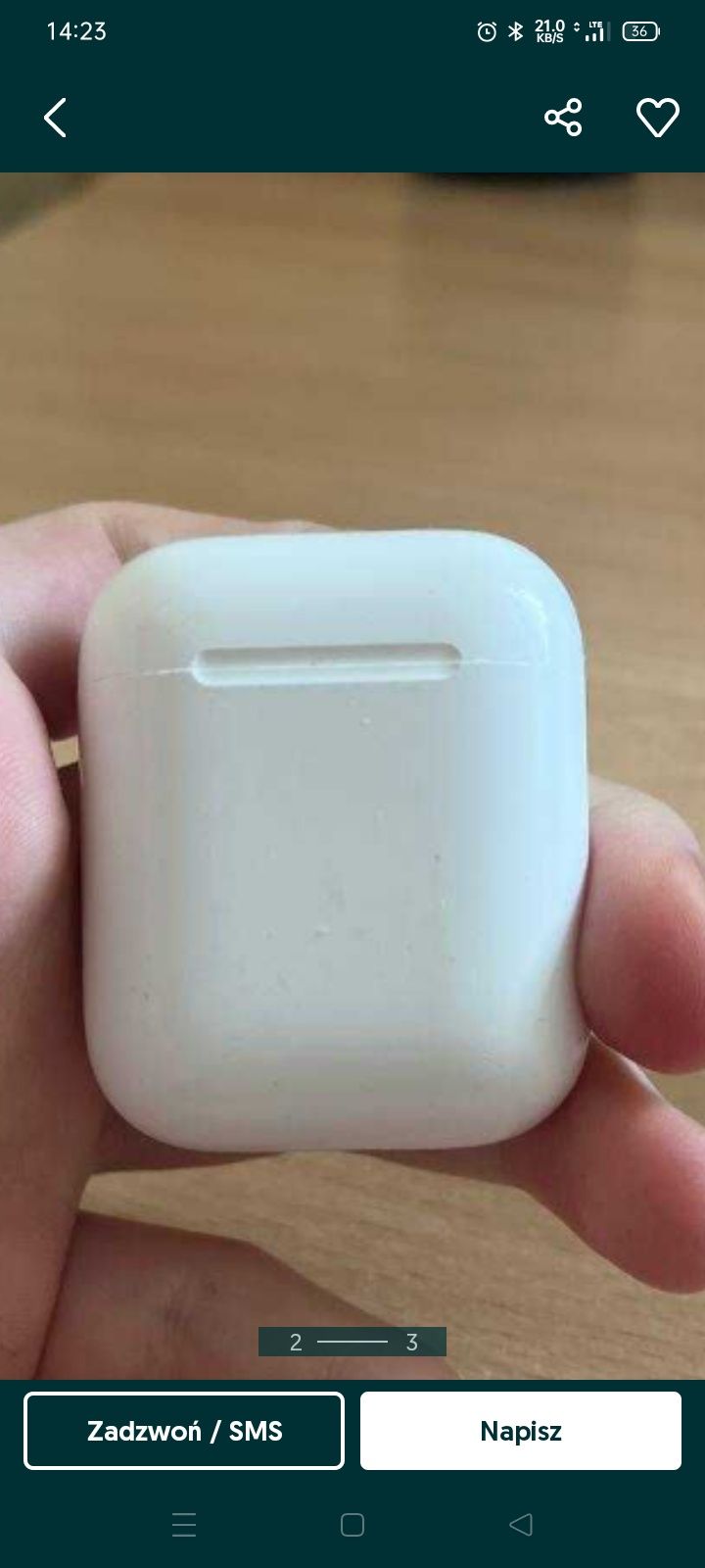 Sprzedam słuchawki  airpods Apple