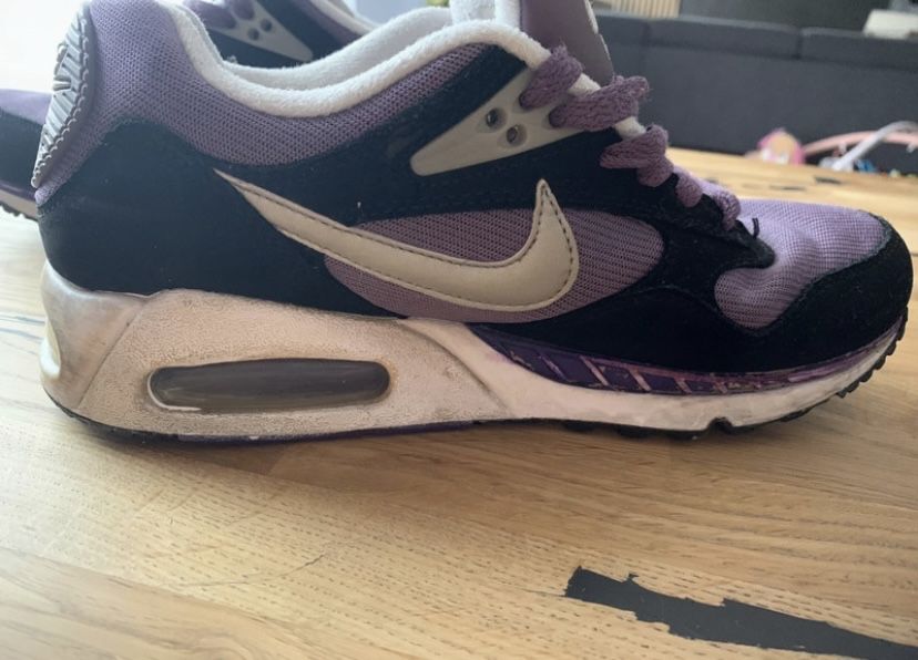 Nike Air max 38 fioletowe czarne białe 37