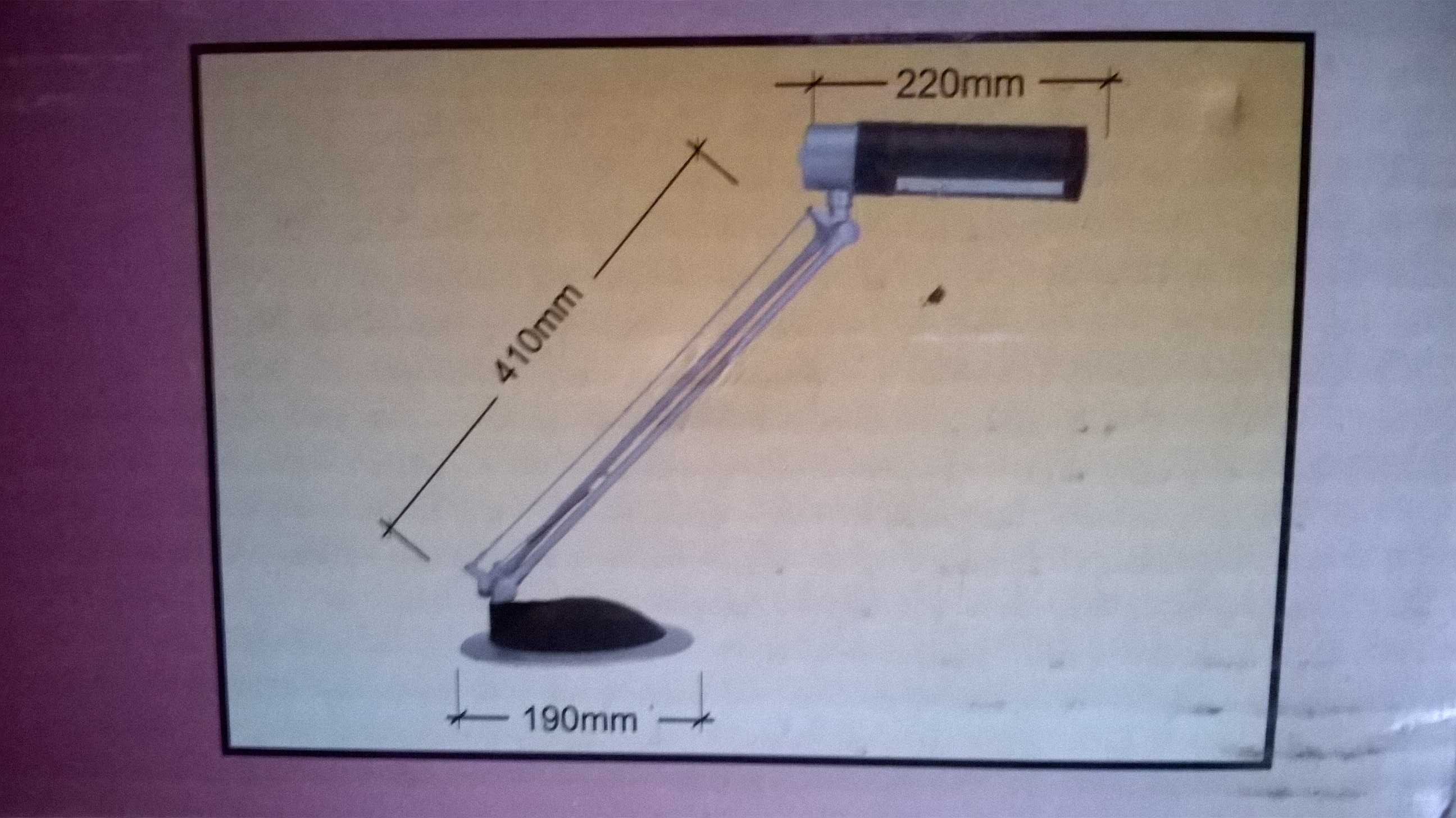 lampa biurkowa CARINA czarna