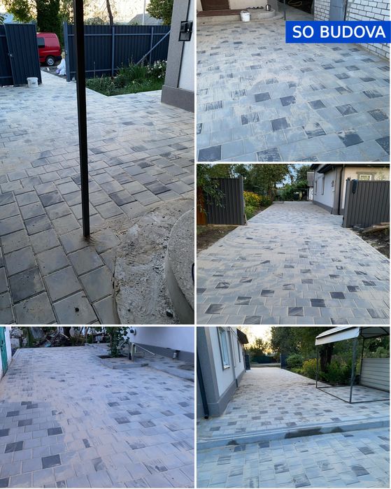 Укладання тротуарної плитки бруківки ПІД КЛЮЧ Укладка брусчатки ФЭМ