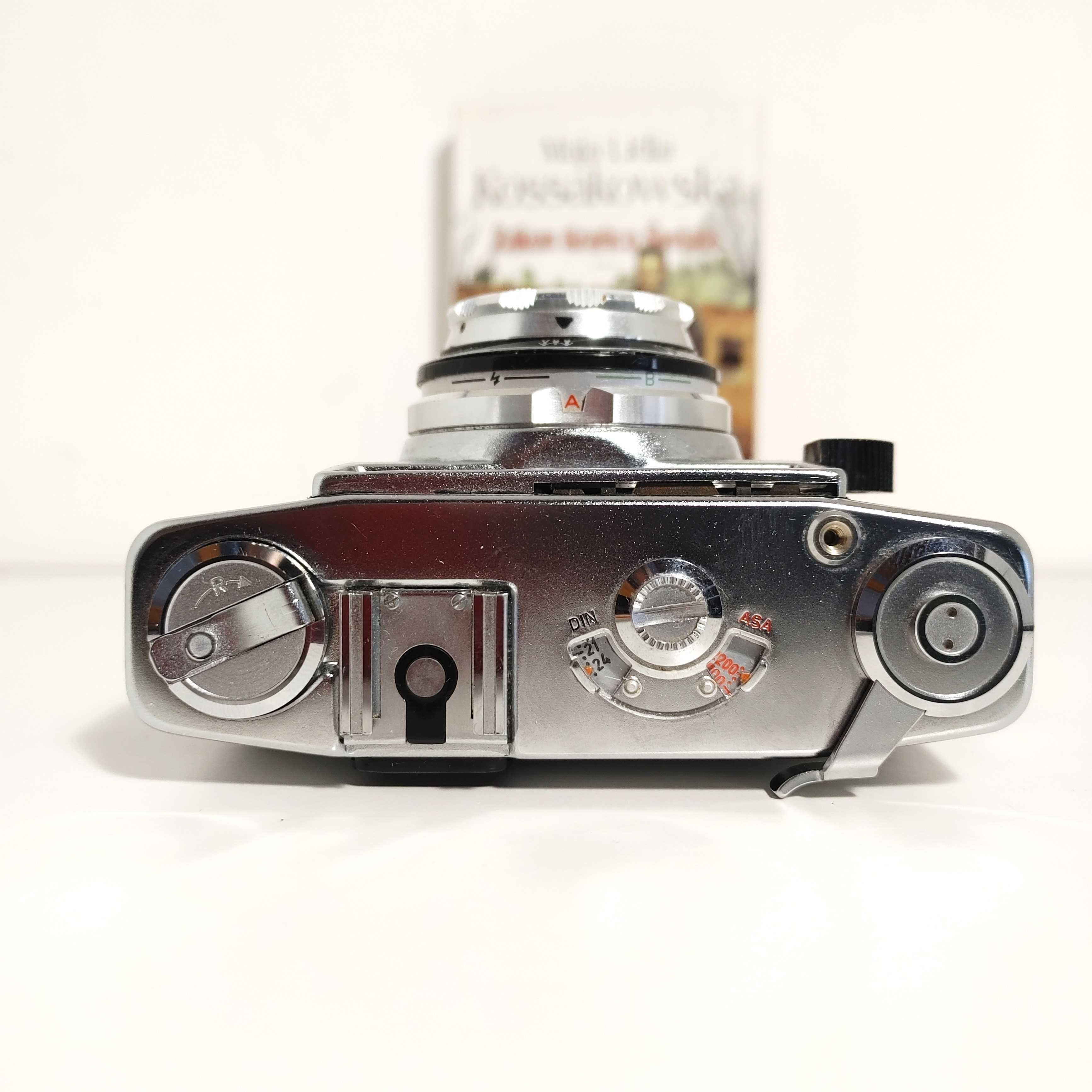 Ciekawy fotograficzny aparat analogowy AGFA Optima Ia - Agfamatic