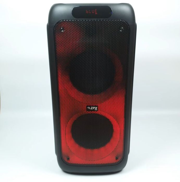 Акустика ZX-ZPX 50 Вт, блютуз, радио, микрофон, колонка переносная.