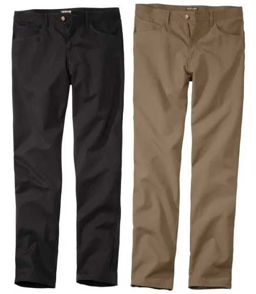 Zestaw 2 x Spodnie męskie 44 XS materiałowe R3007 ATLAS FOR MEN