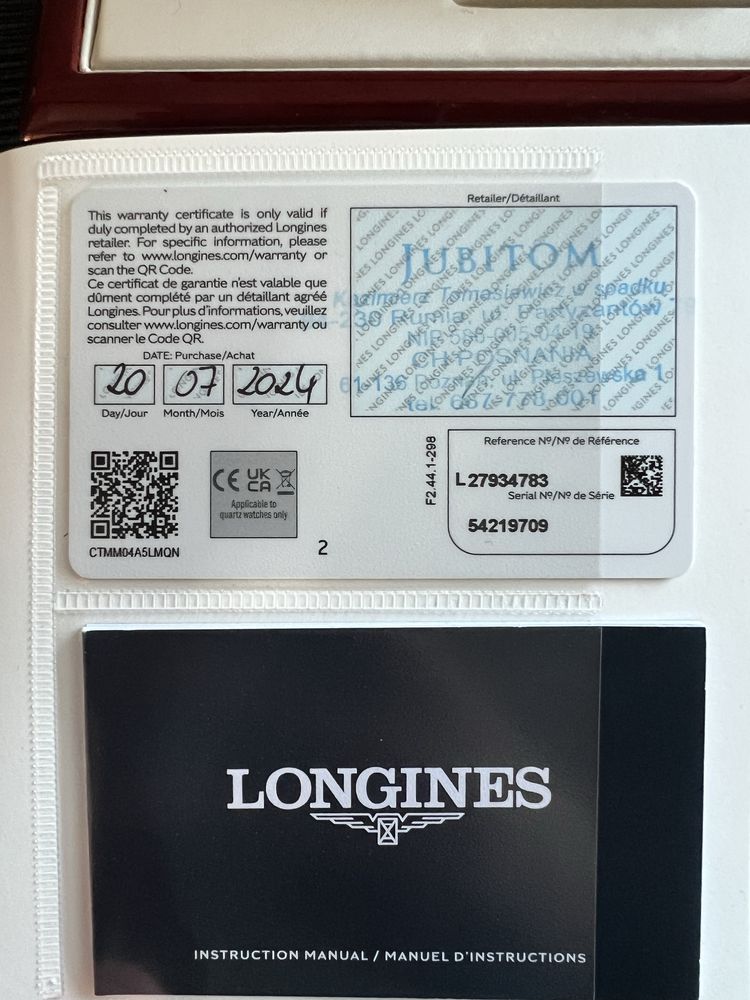 Zegarek Longines Master Collection L2.893.4.78.3