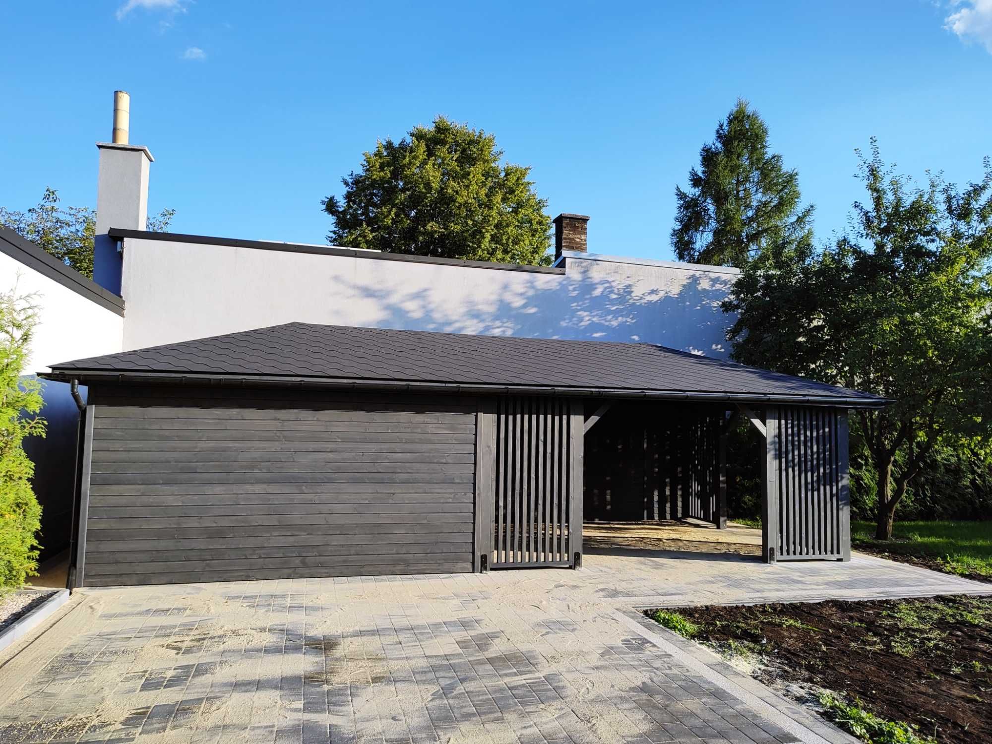 Altana ogrodowa z domkiem narzędziowym IDA 4m x 9m - PRODUCENT