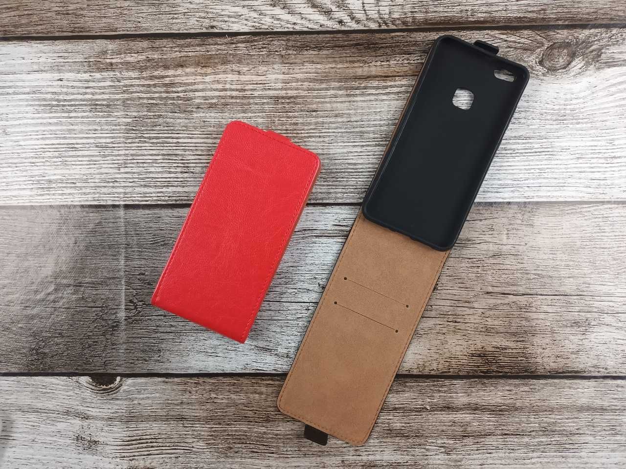 Etui Kabura Pionowa do Huawei P10 Lite + Szkło Hartowane