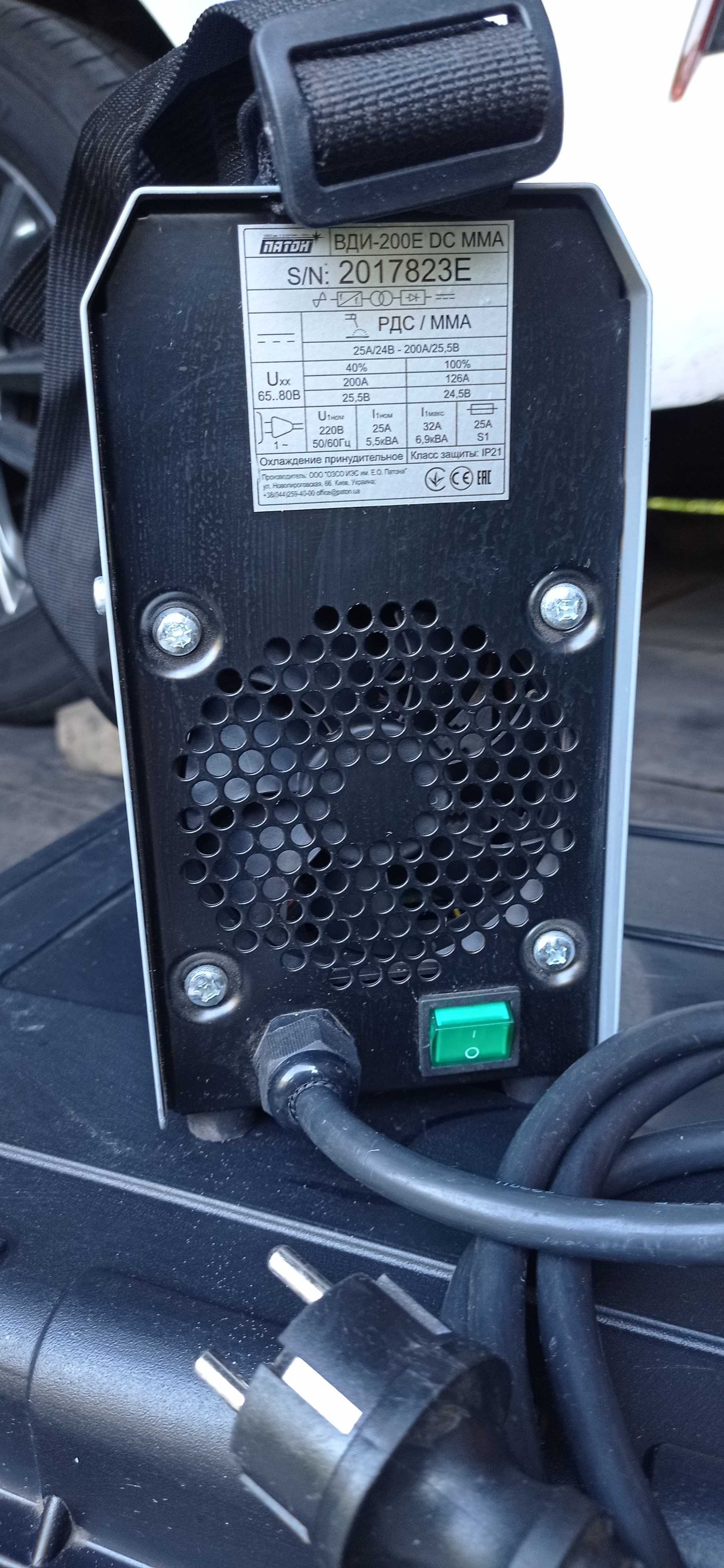 Paton ECO-200 DC MMA з футляром