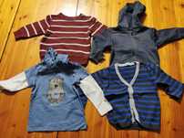 Bluzki, sweterki chłopięce rozmiar 86 / 92 h&m i inne