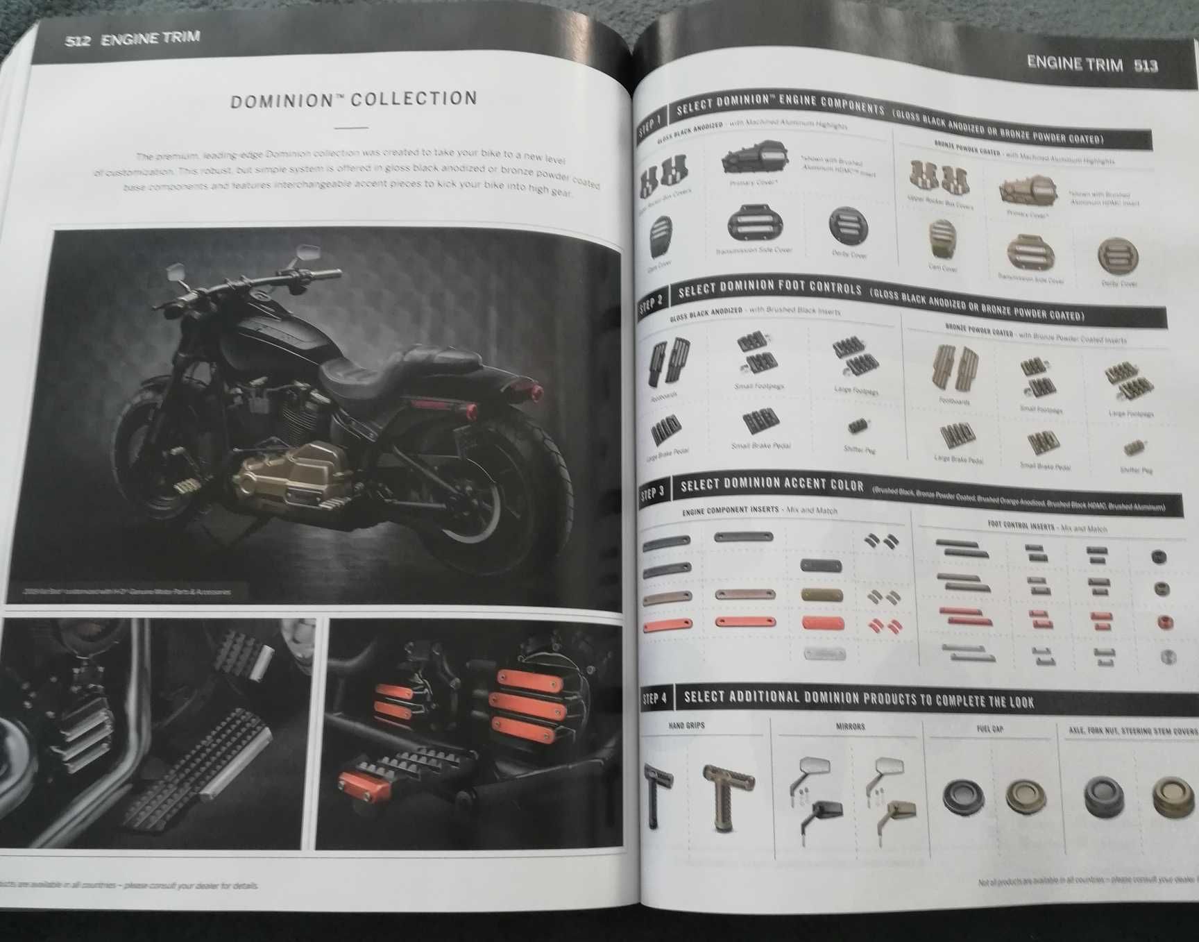 HARLEY-DAVIDSON 2019 katalog akcesoriów i części. 880 stron