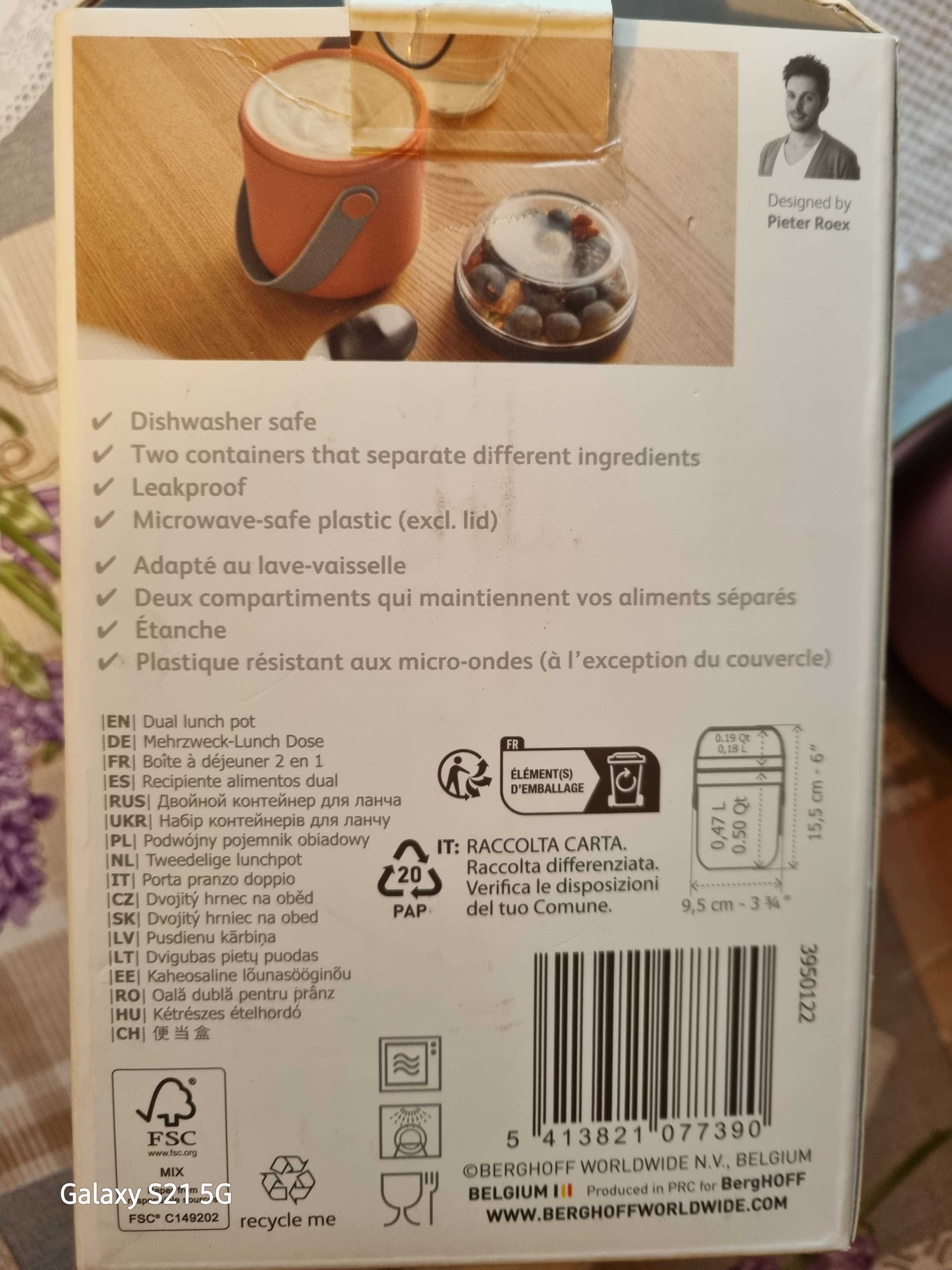 Berghoff podwójny pojemnik