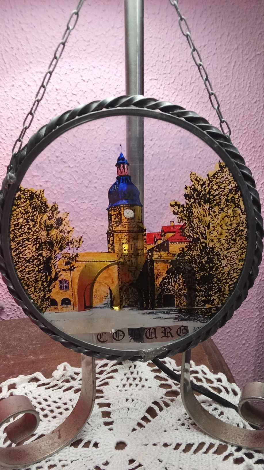 MEDALHÃO Vitral Alemão Parede