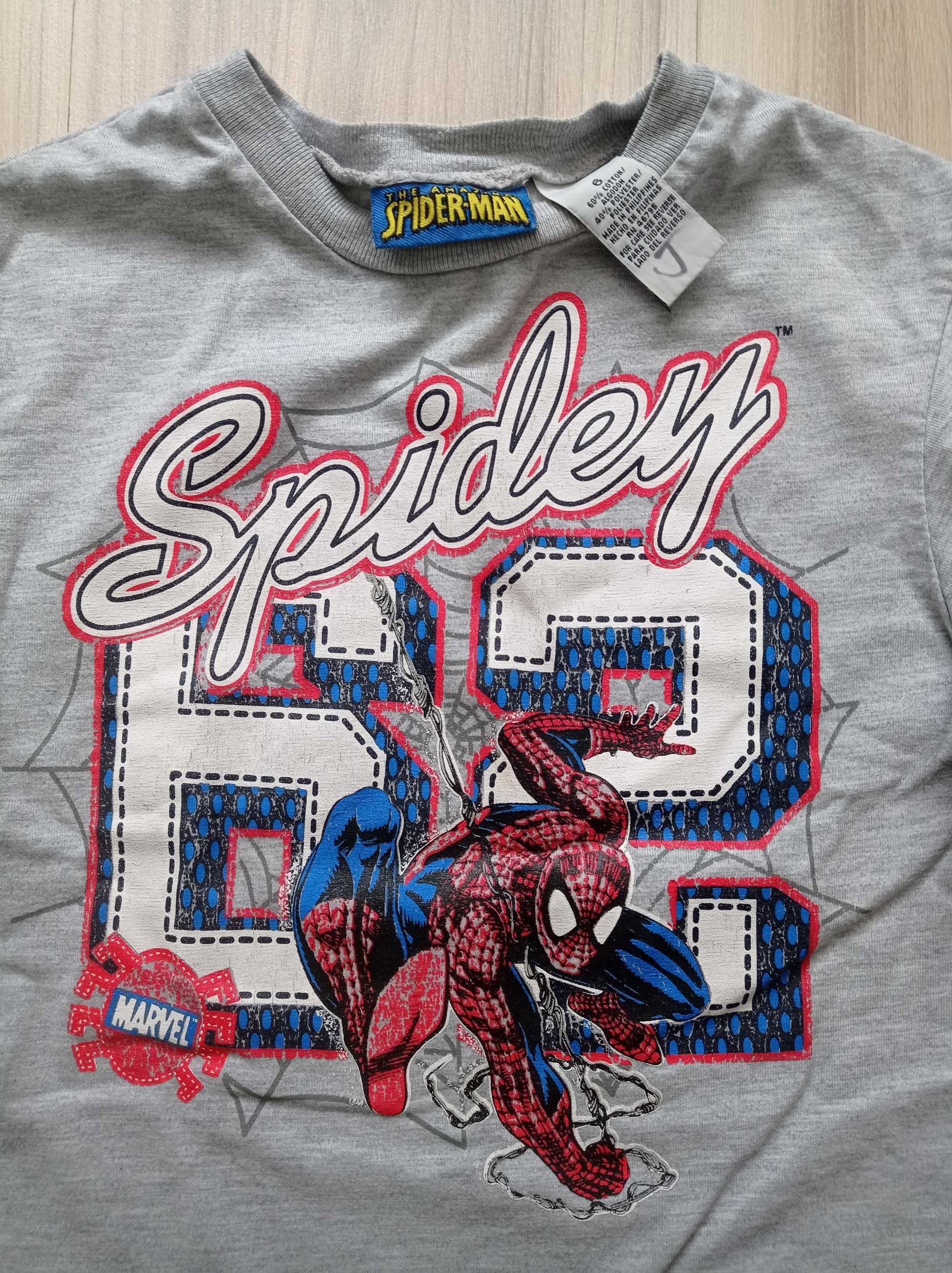 Bluzka dla chłopca, krawat, długi rękaw, Spider Man
