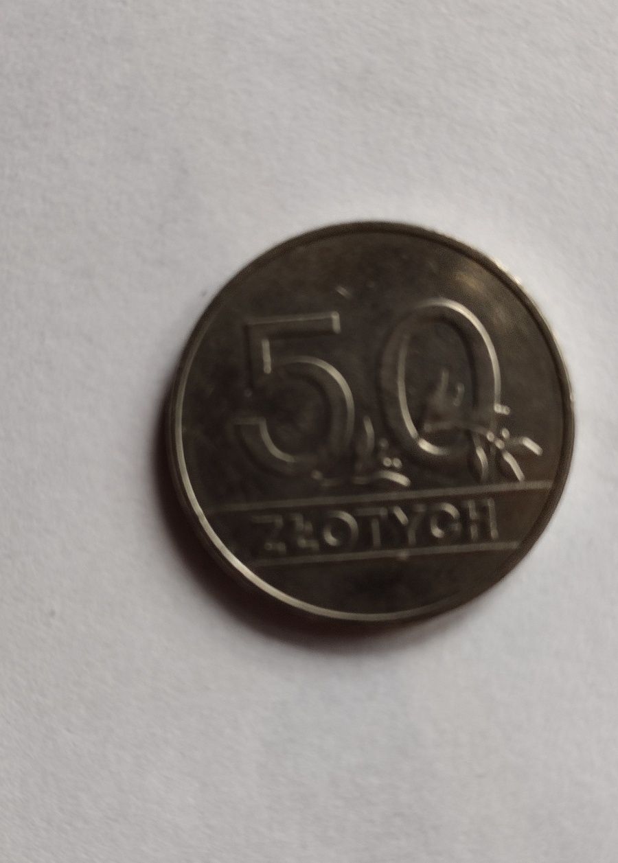 Moneta 50 zł z 1990 roku