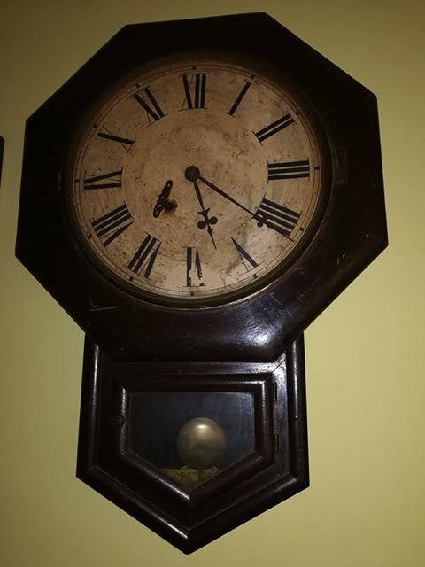 Ansonia Clock Cº U.S.~Relógio antigo de parede