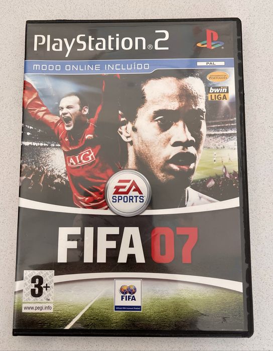 Jogo FIFA 07 – PlayStation 2 (PS2) – Original e em bom estado!