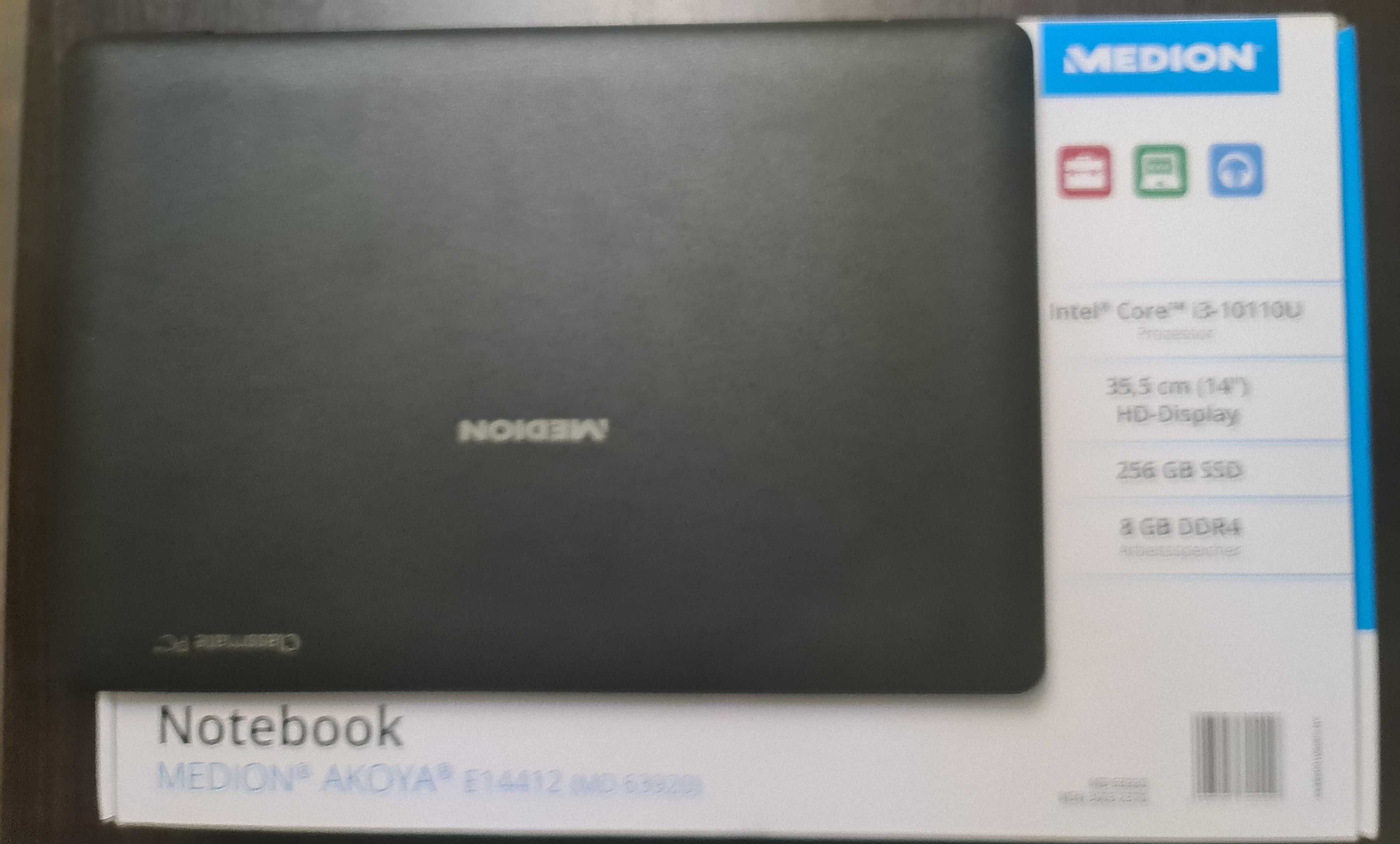 Ноутбук Medion Akoya E14412 (MD 63920) 14"HD i3-10110U/8gb DDR4/256SSD