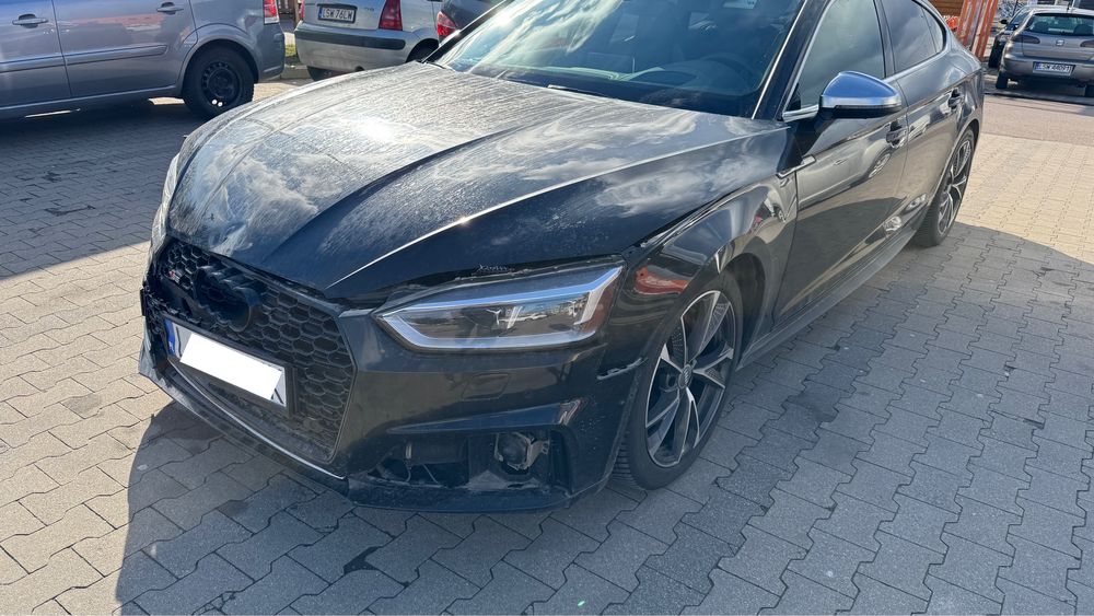 Audi S5 A5 F5 3.0 TFSI 2018r. Uszkodzone bogata wersja Zarejestrowane