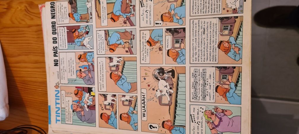 Tintin no pais do ouro negro . Livro Tintin n 18 de 1980