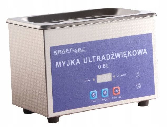 Myjka Wanna Ultradźwiękowa Z Z Koszem 0,8L Sterylizator
