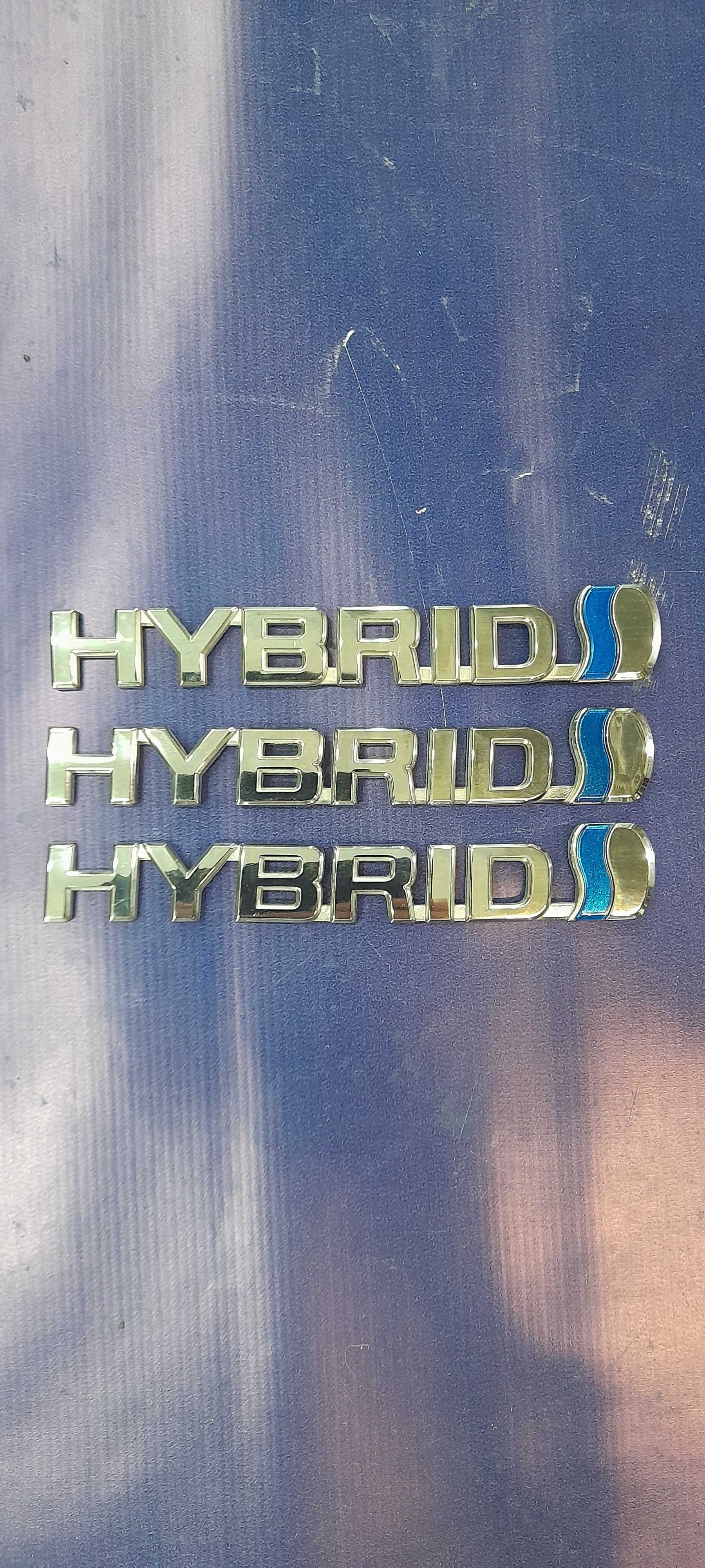 logo napis HYBRID emblemat znaczek