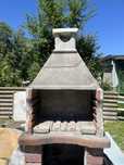 Grill murowany ogrodowy