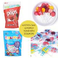 Натуральні Цукерки YumEarth Zollipops конфеты