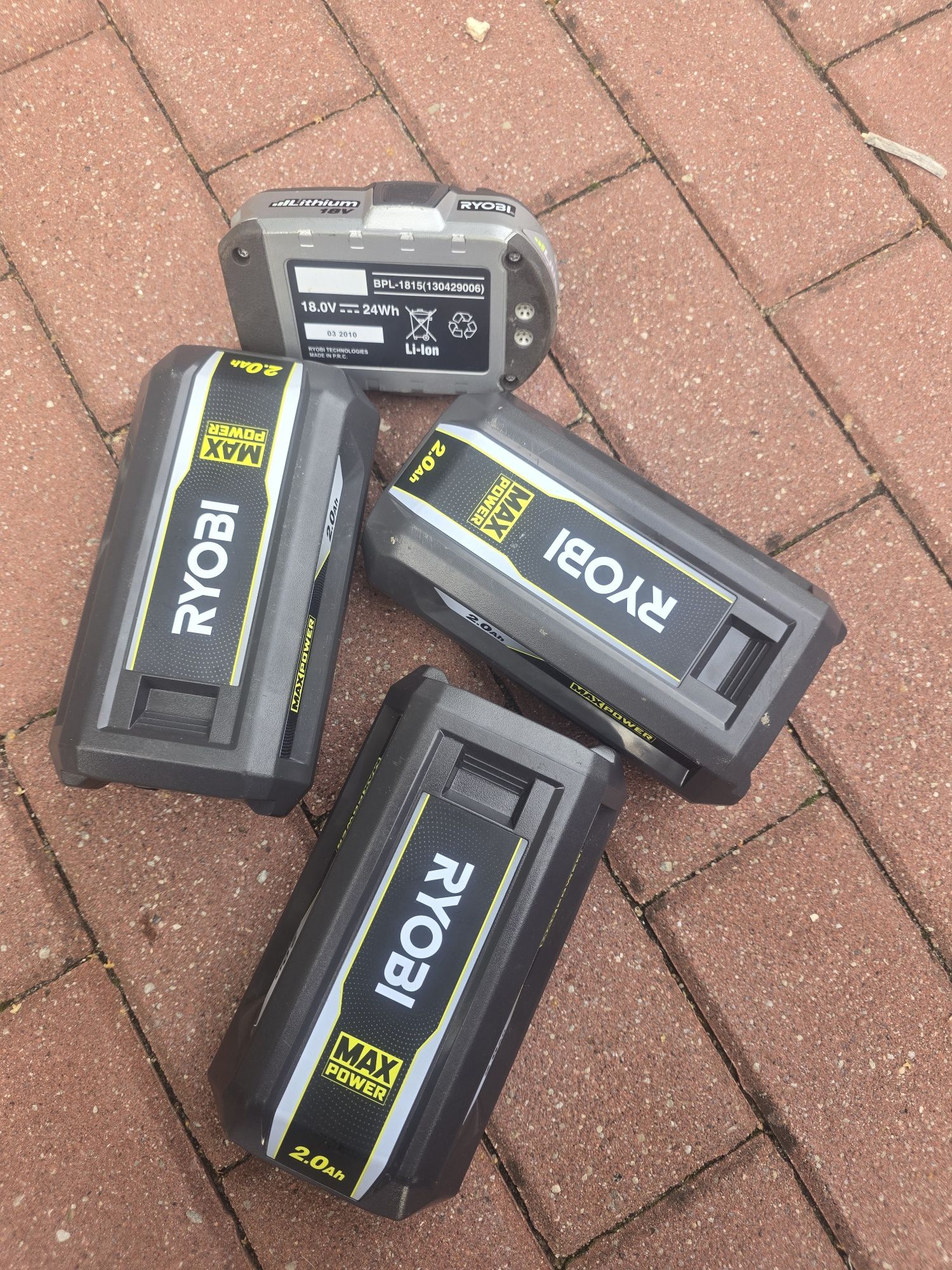 Baterie Ryobi 18V Na części 6 szt