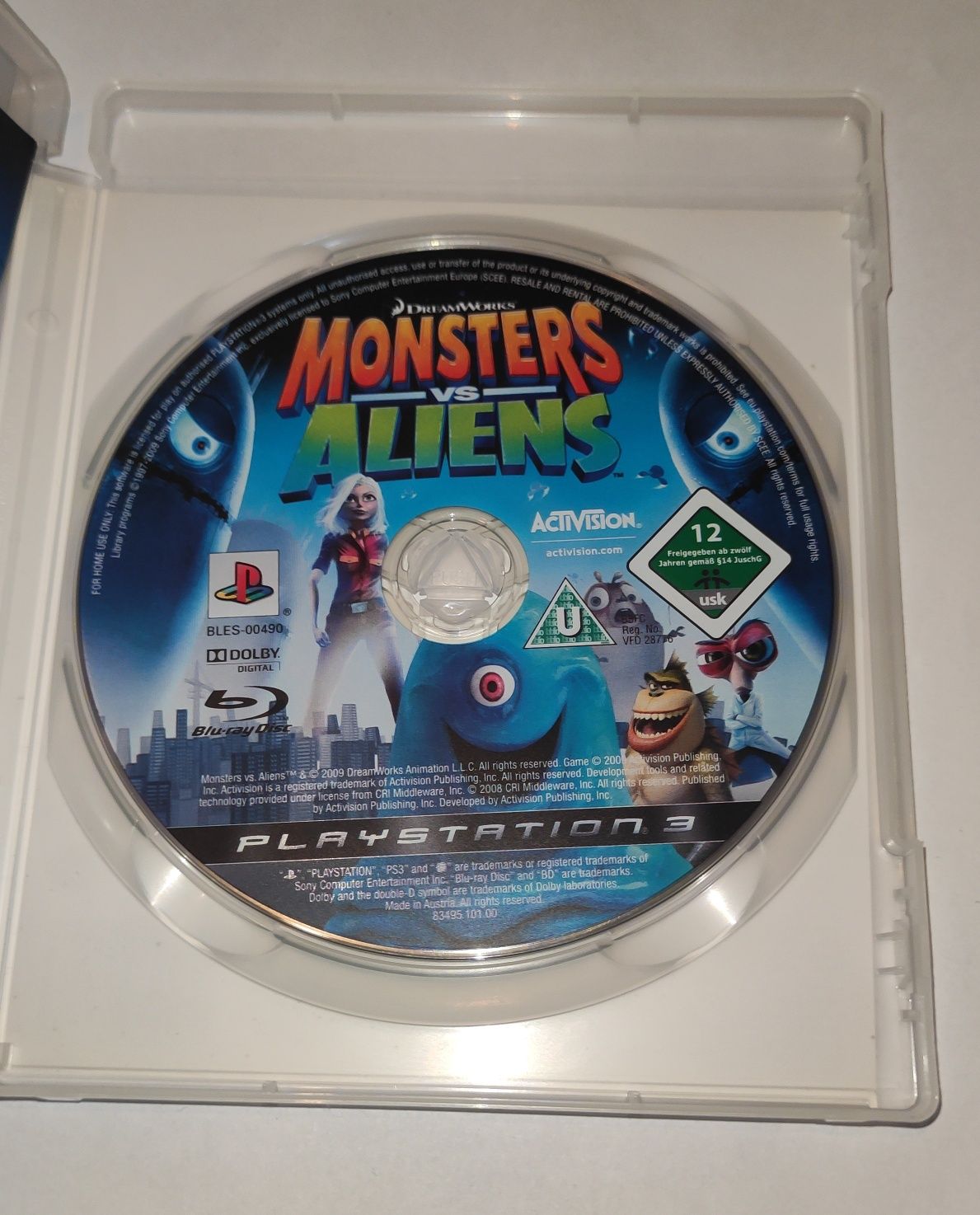 Gra Monsters Vs Aliens PS3 Potwory Kontra Obcy Gry PlayStation 3 Ang