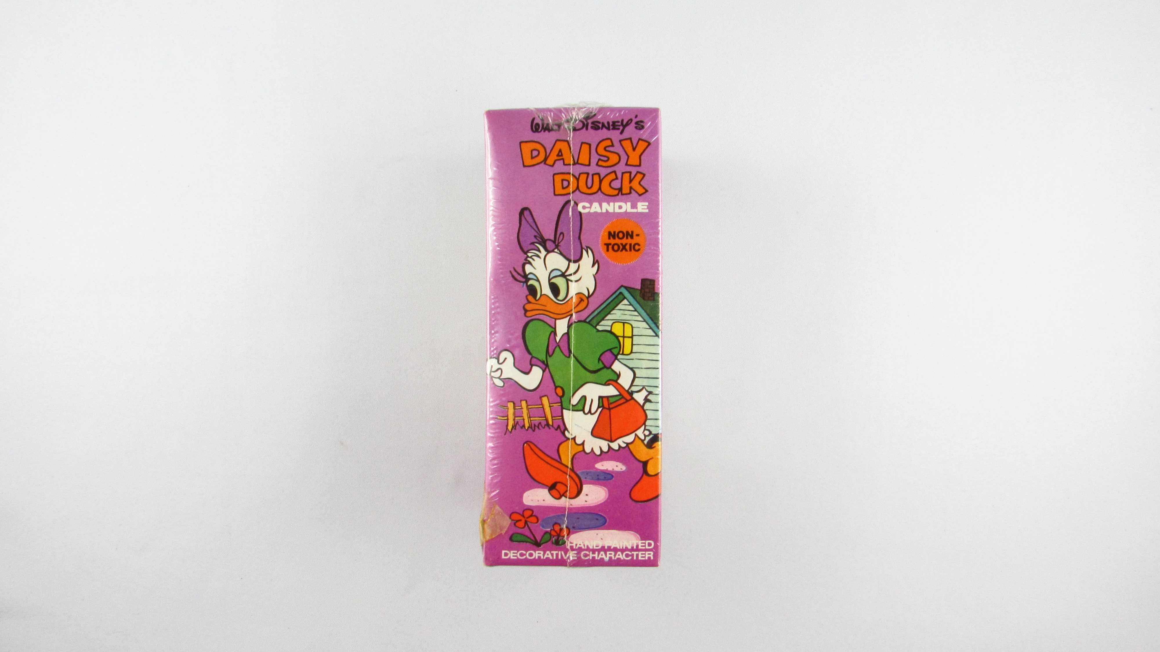 WALT DISNEY - Daisy Duck Kaczka Daisy Figurka Świeczka 1980 r.