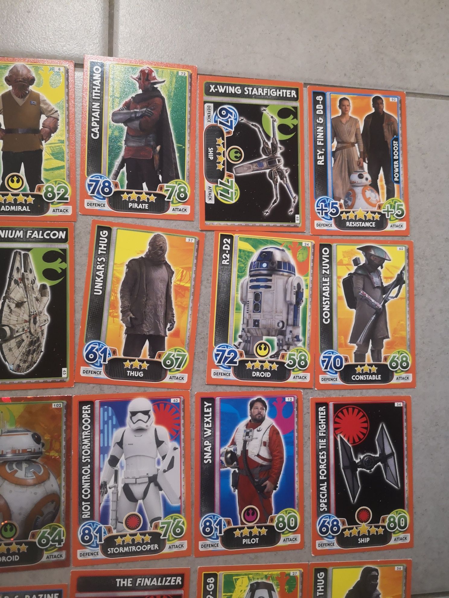 Karty Force attax start wars