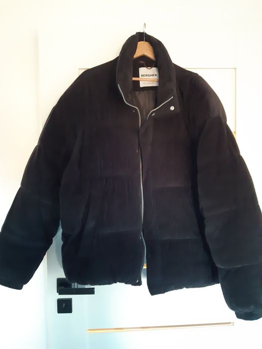 Kurtka zimowa puchowa Bershka XL czarna