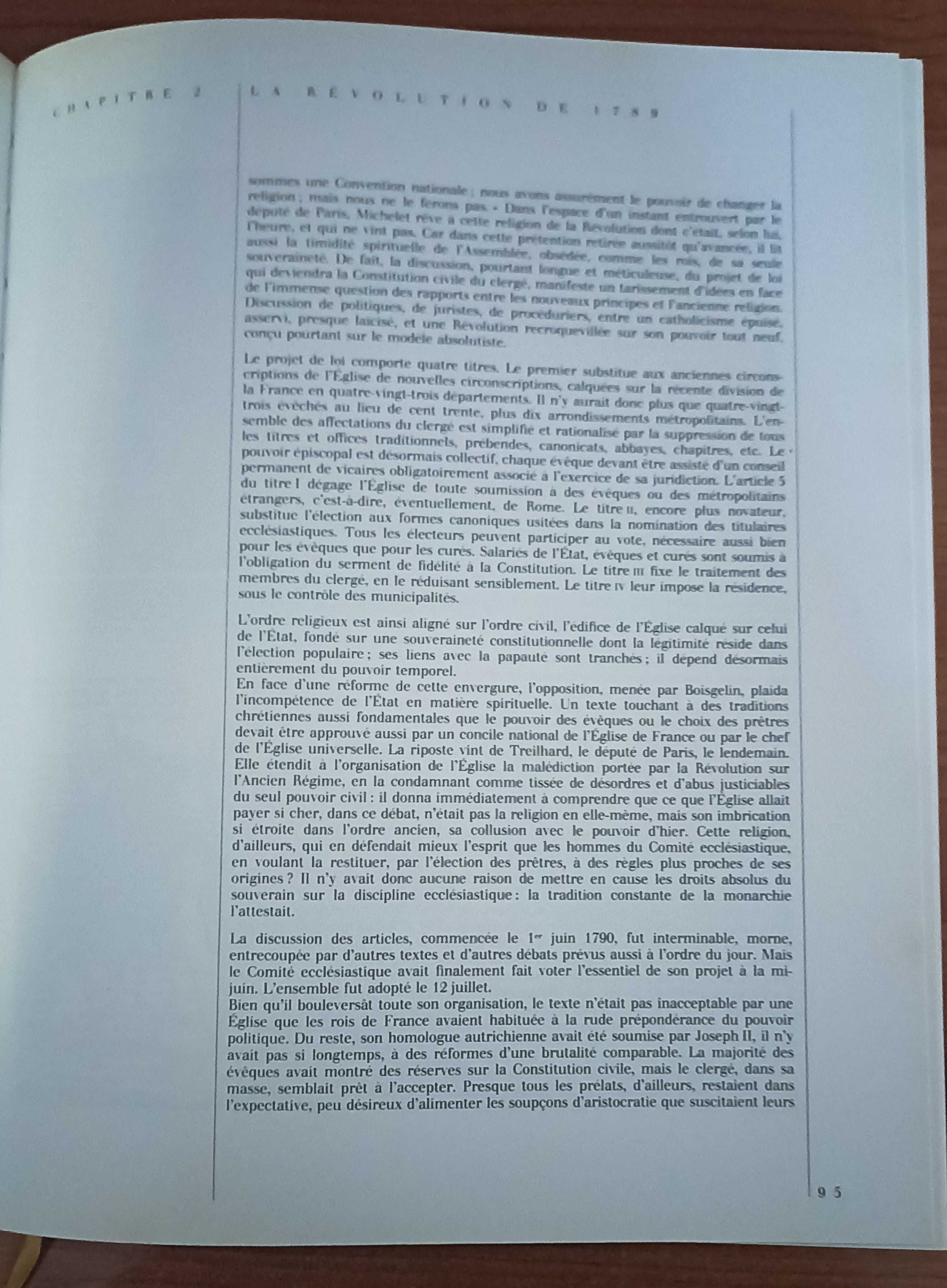 La Révolution: de Turgot à Jules Ferry (1770 a 1880)