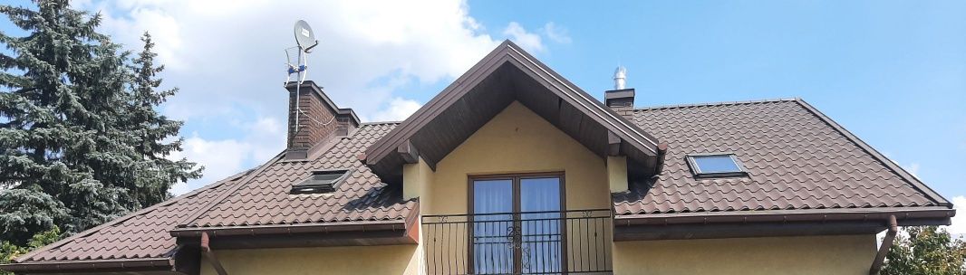 Blachodachówka brąz Lindab