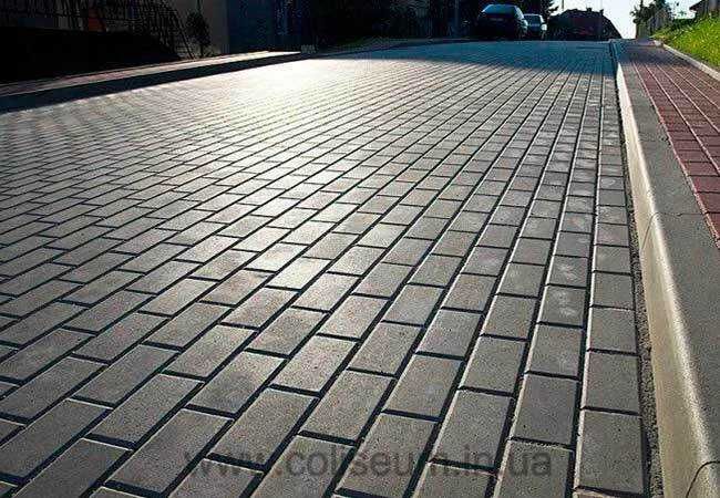 Тротуарна плитка Кирпичик (Цеголка) Київ - Продаж / Доставка / Укладка