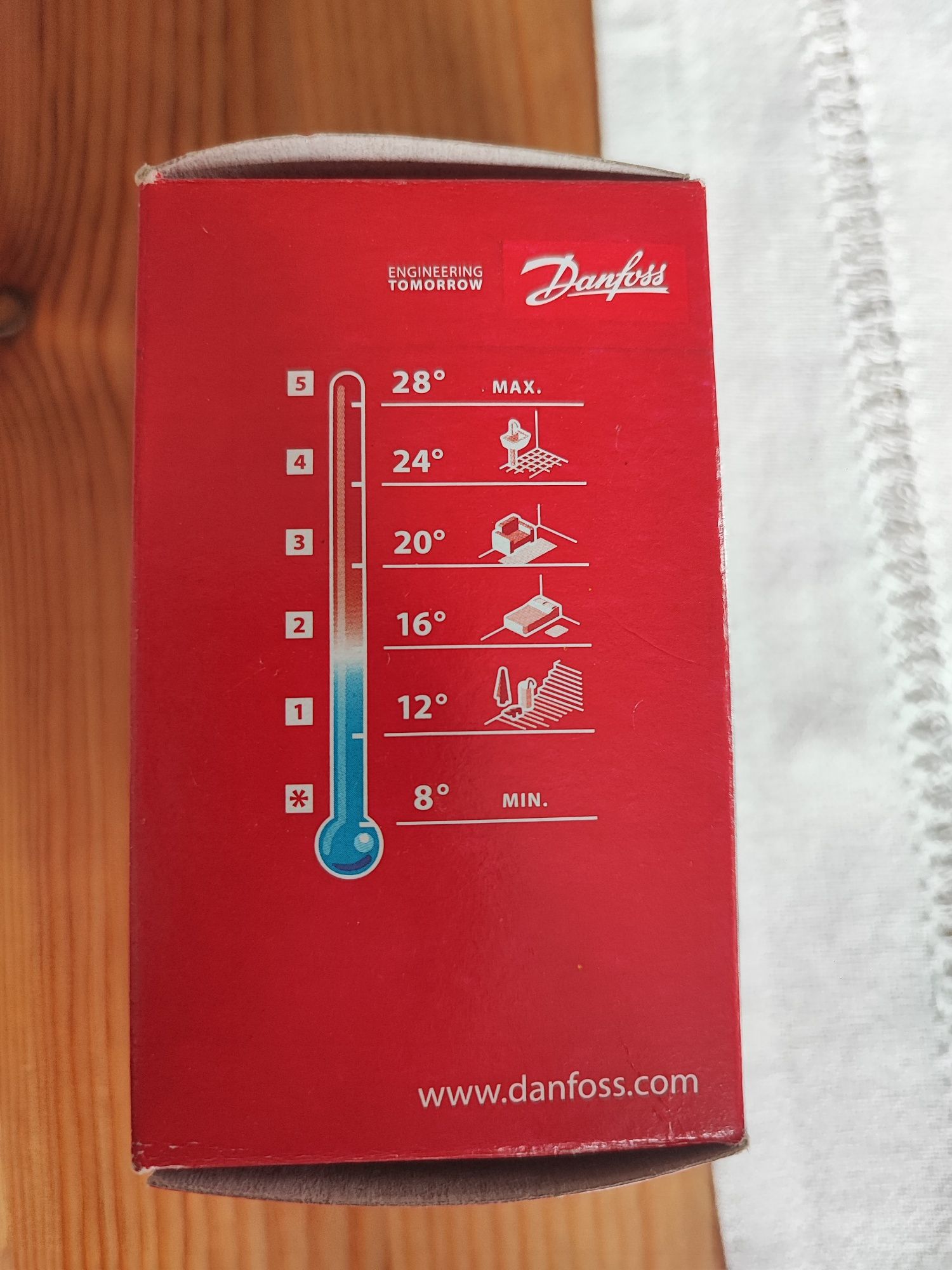 Termostat grzejnikowe Danfos klik RAW 5110