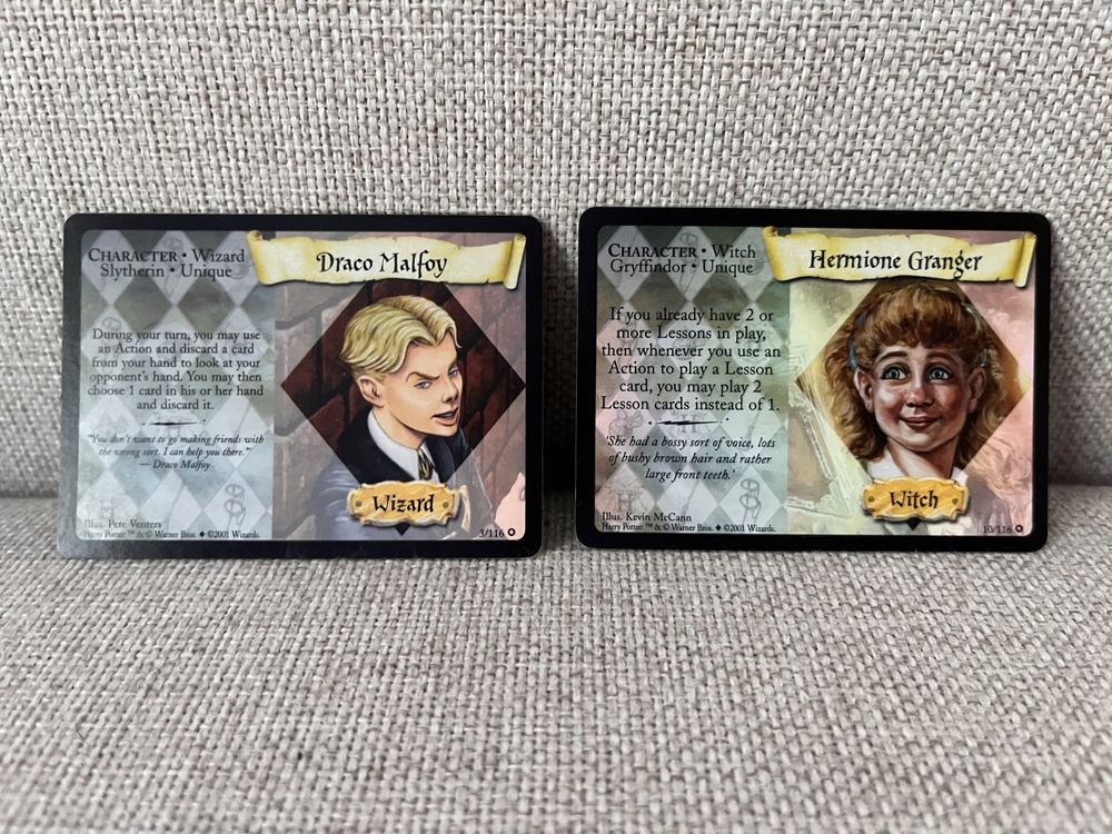 Hary Potter Trading Card Game unikat Starter Set