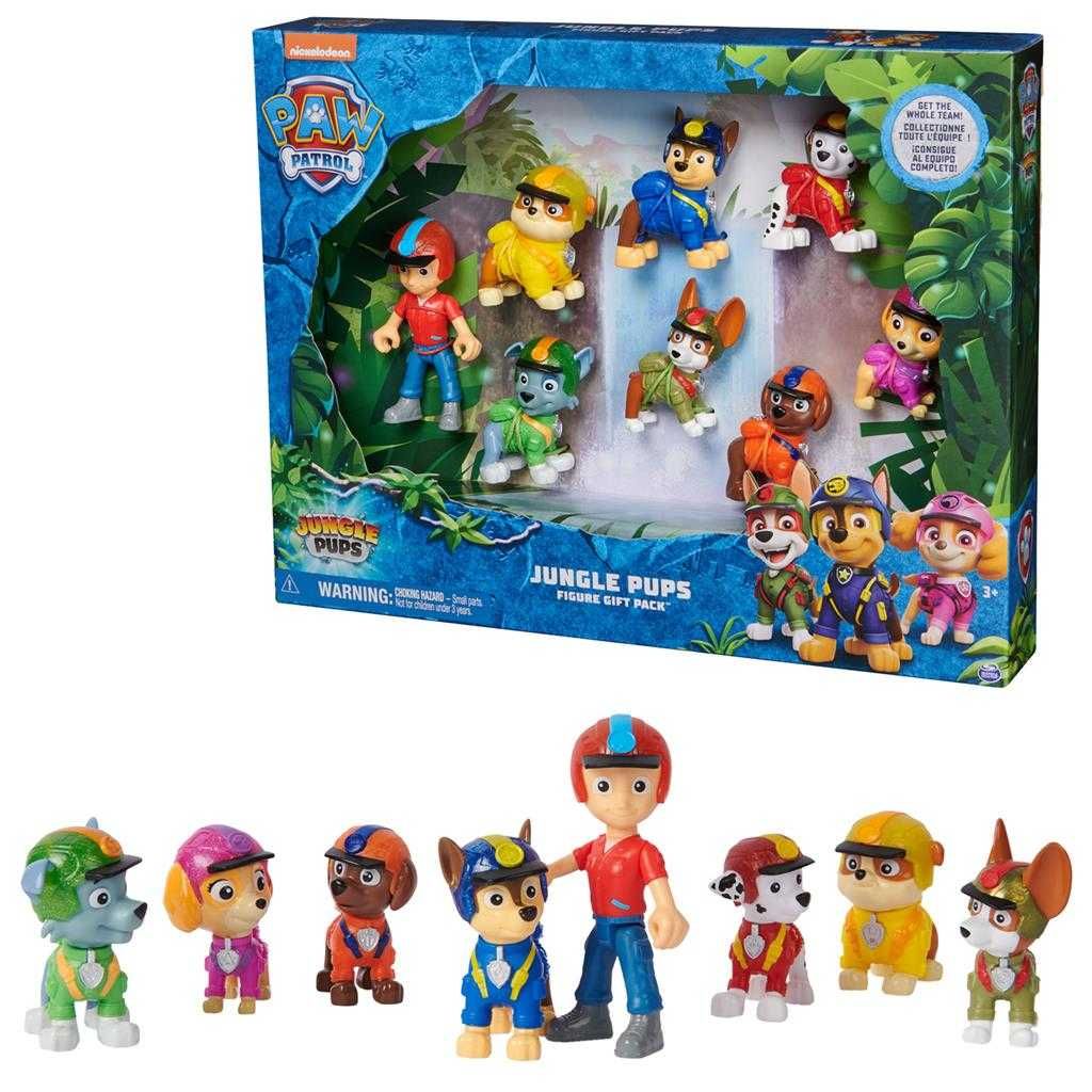 Набор из 8 фигурок Щенячий патруль Щенки Джунглей Оригинал Paw Patrol