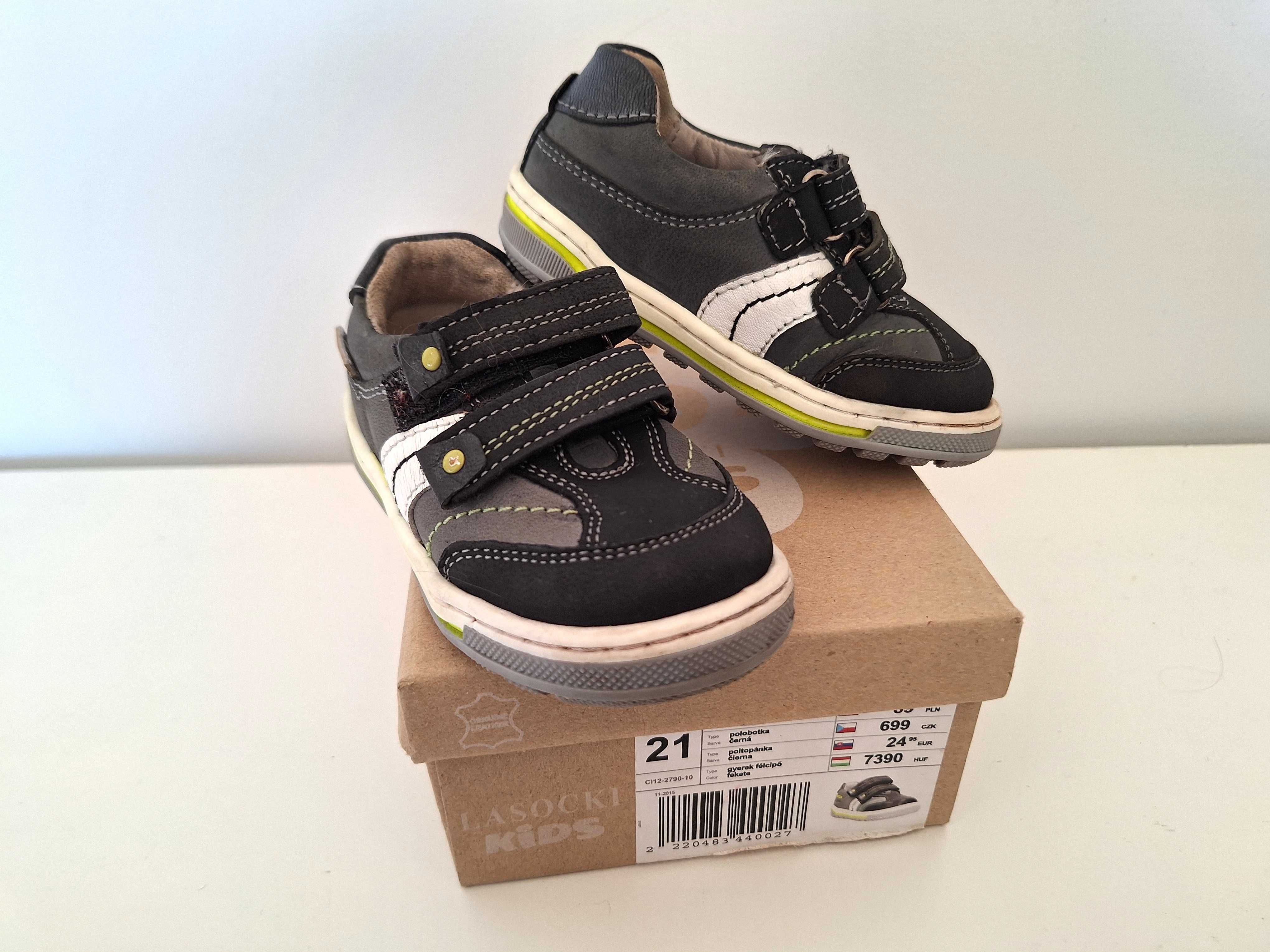 Jak NOWE Buty dziecięce CCC Lasocki kids półbuty skórzane rozmiar 21