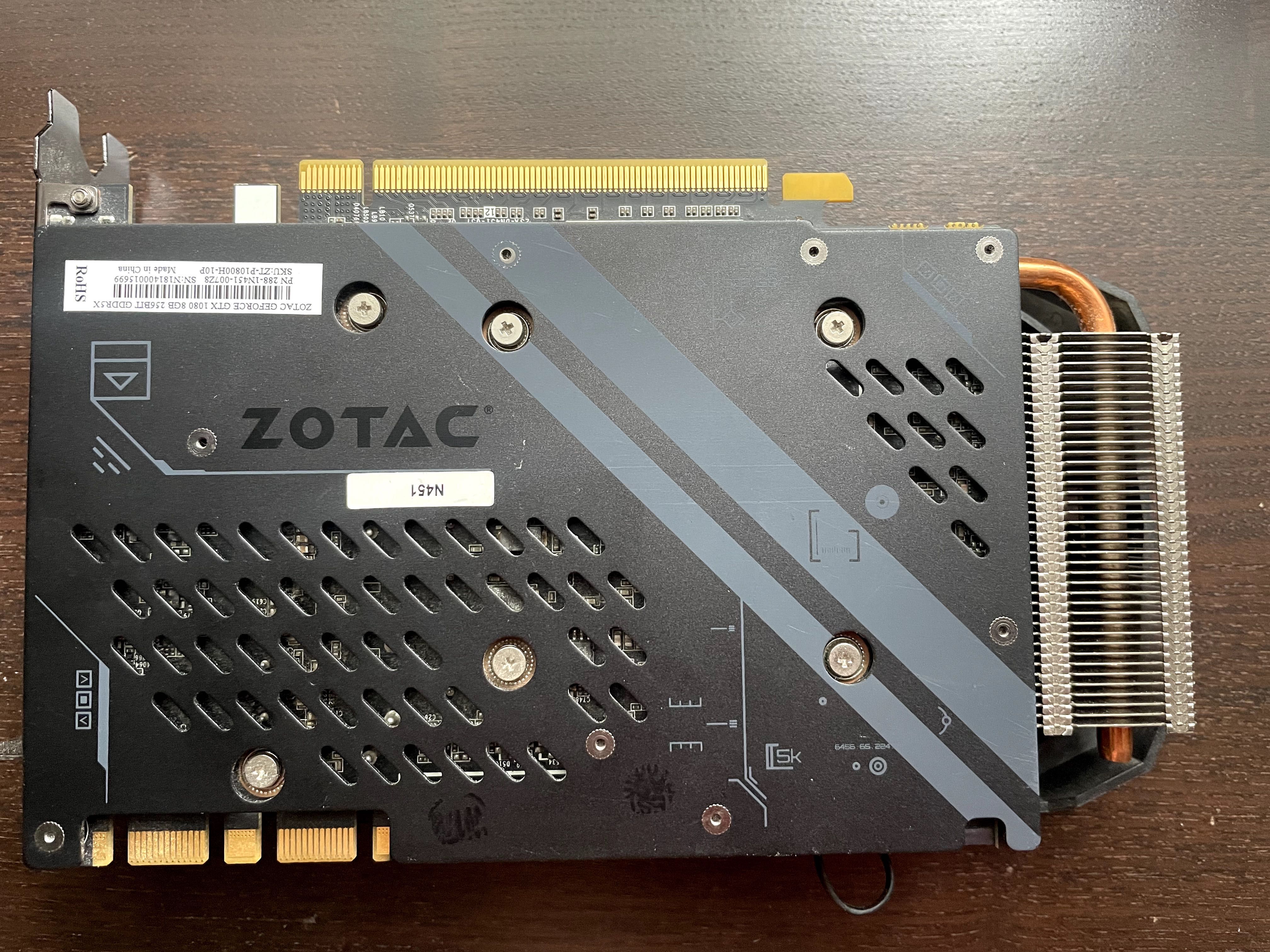 Karta graficzna Zotac GTX 1080 8GB 256BIT GDDR5X