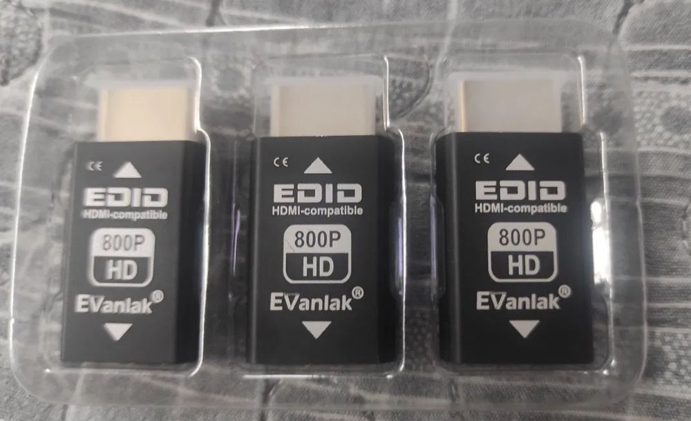 Evanlak 3 pak emulator hdmi 3 generacji, adapter full hd