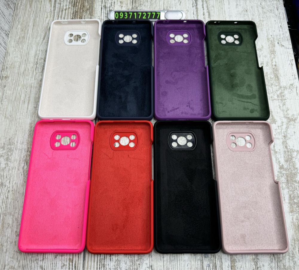 Не пачкаются. Чехол Silicone Case на Xiaomi Poco X3 Pro/ X3 NFC