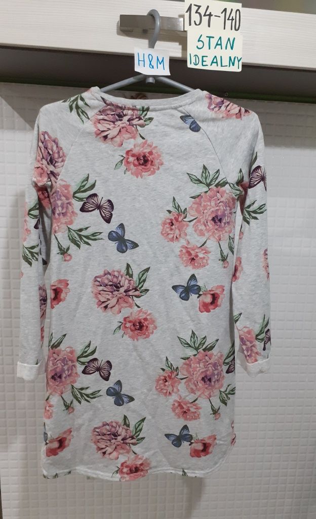 H&M 134 140 des adresowa sukienka dresowa dresowka ubranka