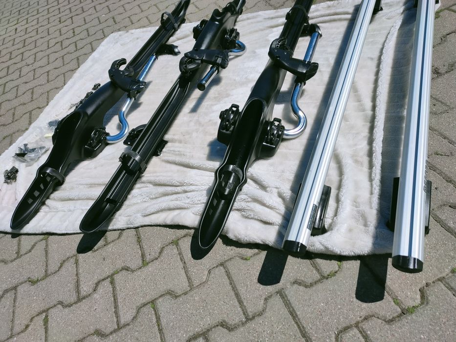 Mont Blanc barracuda 529 + Relingi bagażnik dachowy Mont Blanc Komplet