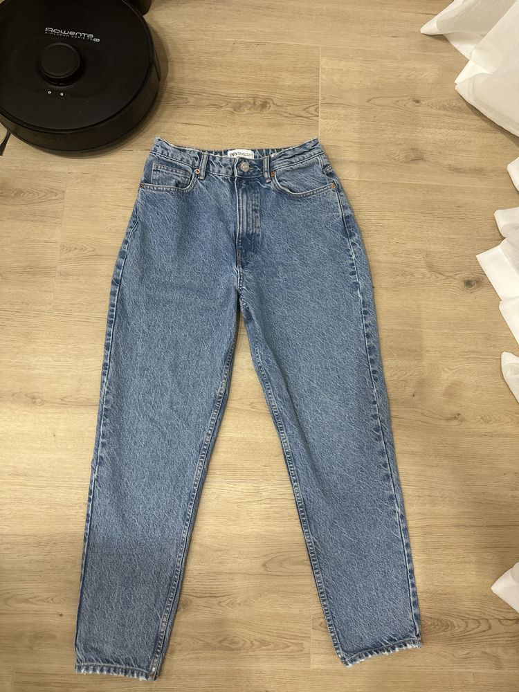 Джинси джинсы мом mom Zara 36 38 розмір размер